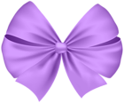 Violet Bow Transparent PNG Clip Art Image