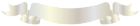White Banner PNG Clipart Image