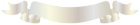 White Banner PNG Clipart Picture