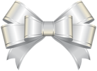 White Bow Decorative Clip Art