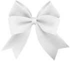 White Bow Transparent PNG Image