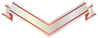 White and Red Banner PNG Image