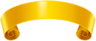 Yellow Banner Clip Art PNG Image