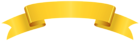 Yellow Banner PNG Transparent Clipart