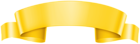 Yellow Banner Transparent PNG Clipart