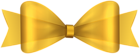 Yellow Bow Decor PNG Clipart