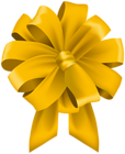Yellow Bow PNG Clip Art