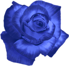 Blue Art Rose PNG Clipart