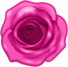 Decorative Deep Pink Rose PNG Clipart