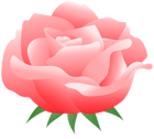 Decorative Red Rose PNG Transparent Clipart