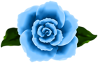 Decorative Rose Blue Transparent Image