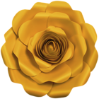 Decorative Rose Yellow Transparent Image