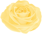 Pretty Yellow Rose PNG Transparent Clipart