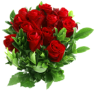 Red Rose Bouquet PNG Picture