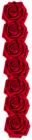 Red Roses Decoration Transparent PNG Clip Art Image