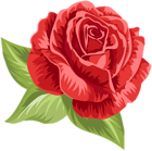 Red Vintage Rose PNG Clip Art