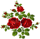 Vintage Roses PNG Clip Art Image