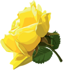 Yellow Rose PNG Clip Art