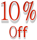 10% Off Sale PNG Transparent Clipart