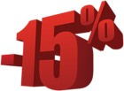 15% Off Sale PNG Transparent Image