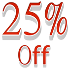 25% Off Sale PNG Transparent Clipart