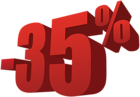 35% Off Sale PNG Transparent Image