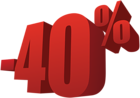 40% Off Sale PNG Transparent Image