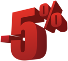 5% Off Sale PNG Transparent Image