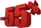55% Off Sale PNG Transparent Image