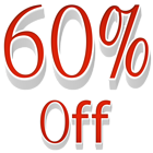 60% Off Sale PNG Transparent Clipart