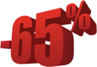 65% Off Sale PNG Transparent Image
