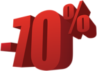 70% Off Sale PNG Transparent Image
