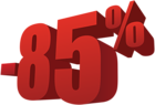 85% Off Sale PNG Transparent Image