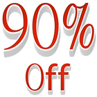 90% Off Sale PNG Transparent Clipart