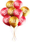Advertising Sale Balloons PNG Clip Art Image