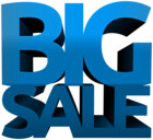 Big Sale Blue PNG Clip Art Image
