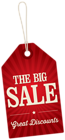 Big Sale Discount Label PNG Clipart Image