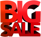 Big Sale Red PNG Clip Art Image