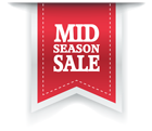 Mid Season Sale Label PNG Clipart Picture