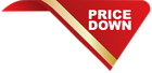 Price Down Corner Sticker PNG Clipart Image
