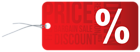 Price Reduction Label PNG Clipart Image