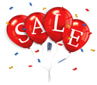 Sale Balloons PNG Clipart Image