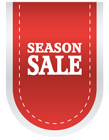 Season Sale Label PNG Clipart Image