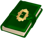 Antique Daybook Green PNG Transparent Clipart