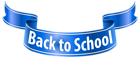 Back to School Banner PNG Clip Art Image