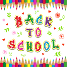 Back to School Colorful PNG Clipart Picture