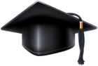 Black Graduation Cap PNG Clip Art Image