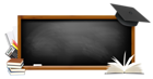 Black School Board PNG Picture