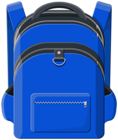 Blue Backpack PNG Clipart