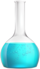 Blue Flask Transparent PNG Clipart